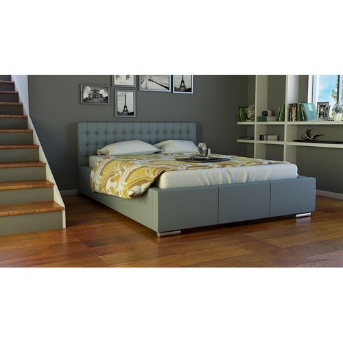 Polsterbett Bett Doppelbett DAMASO 200x200cm inkl.Bettkasten