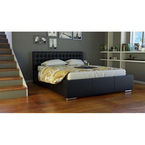 Polsterbett Bett Doppelbett DAMASO 200x200cm inkl.Bettkasten