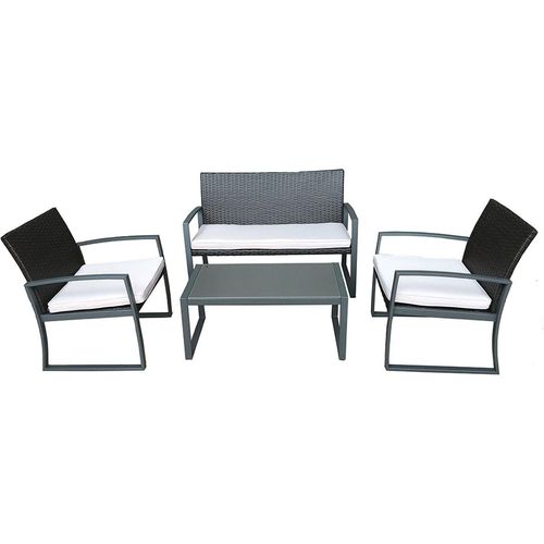 4-tlg. Tischgruppe Sitzgruppe Sofa
