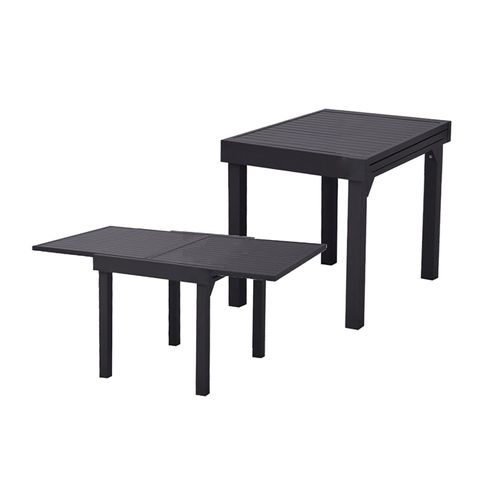 Tischgruppe ELENA 5-tlg., Aluminium, anthrazit pulverbeschichtet