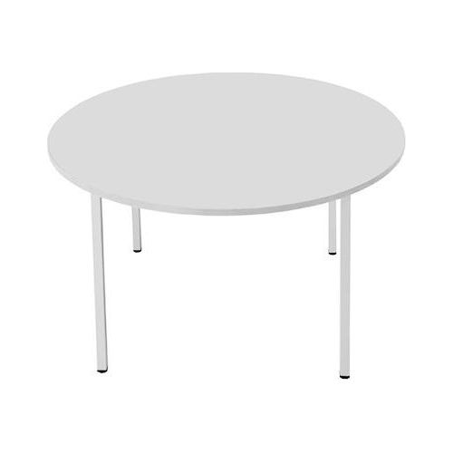 Besprechungstisch, 750 x Ø 1000 mm, lichtgrau
