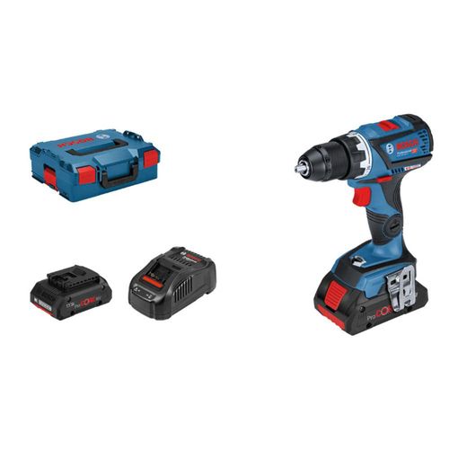 Akku-Bohrschrauber GSR 18V-60 C. mit 2 x Akku ProCORE18V 4.0 Ah. L-BOXX