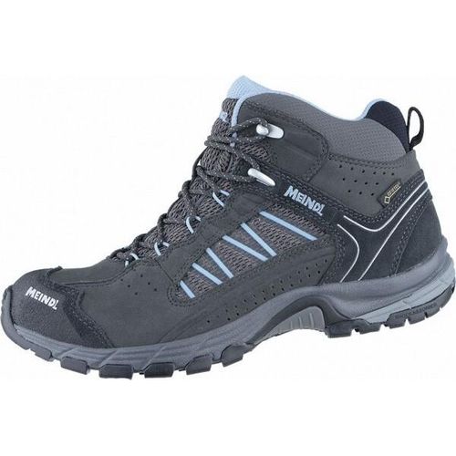 Meindl Journey Lady Mid GTX Damen Leder Mesh Outdoor Schuhe anthrazit, Air-Active-Wellness-Sport-Fußbett