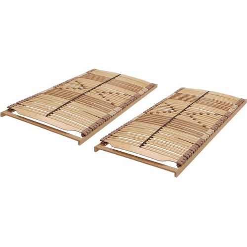 Malie Panda Superflex NV Lattenrost-Set in Überlänge 180 x 220 cm – bestehend aus 2 x Lattenrost Malie Panda Superflex NV in Überlänge 90 x 220 cm