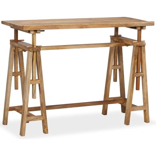 vidaXL Zeichentisch Mangoholz Massiv 116 x 50 x 76 cm
