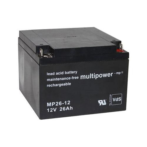 Multipower - MP26-12 - 12 Volt 26Ah Pb