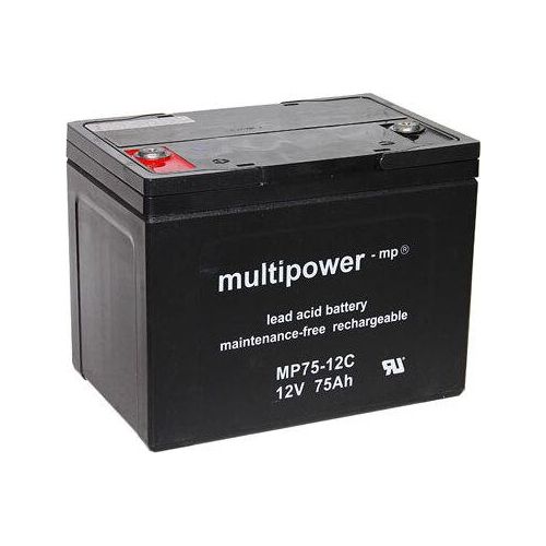 Multipower MP75-12C / 12V 75Ah Blei Akku AGM Zyklentyp