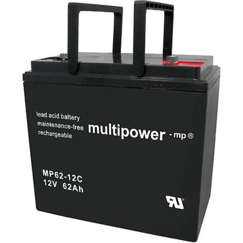 Multipower MP62-12C / 12V 62Ah Blei Akku AGM Zyklentyp