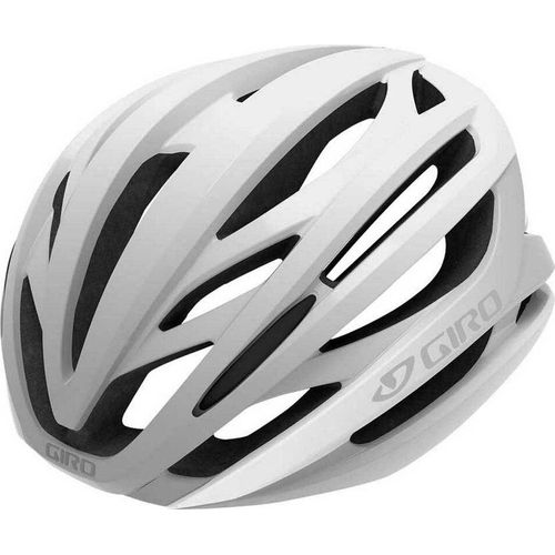 Giro Fahrradhelm Schutzhelm Fahrradbekleidung Syntax Matt Weiß Silber Inline Street