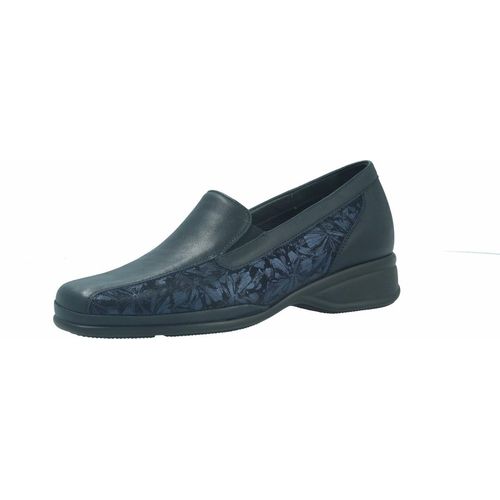 Semler Damen Slipper bequem blau Gr. 8