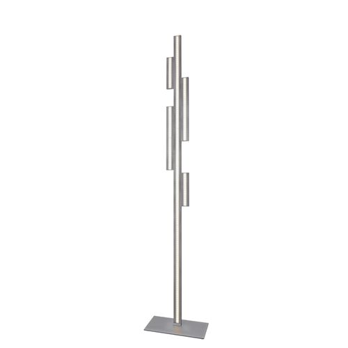 LED Stehlampe Empire dimmbar 152cm Alu gebürstet