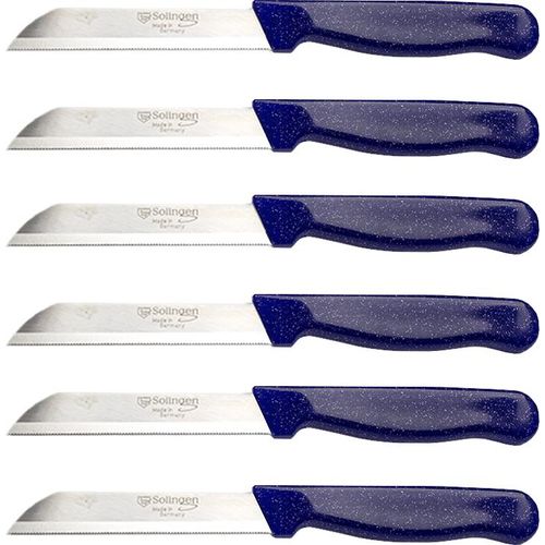 SOLINGEN Messer Allzweckmesser LILA Flitter Obstmesser Sehr scharf Schälmesser, Stückzahl:200 Stück