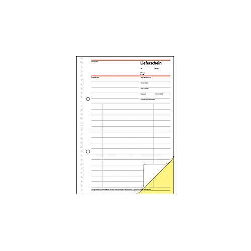 Formularbuch Set Sigel T1229, 2 x Lieferscheine SD011, A5, 4 x 40 Blatt, selbstdurchschreibend + gratis Notizbuch SN200, A5, 200 Seiten, kariert