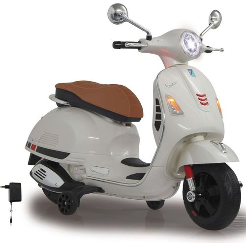 JAMARA Lauflernrad Motorroller Vespa GTS 125 Weiß 12 V