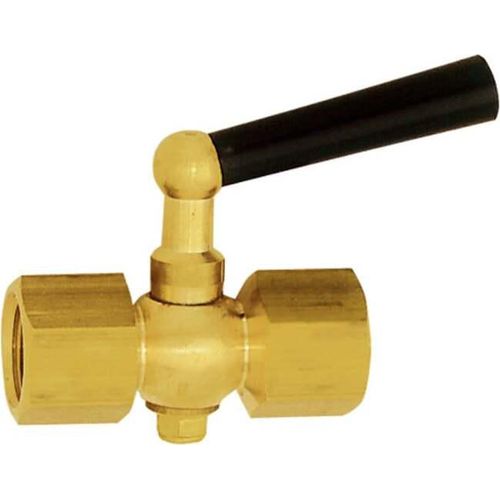 Riegler Manometer-Absperrhahn, Muffe - Muffe, aus Edelstahl 1.4571, G 1/2
