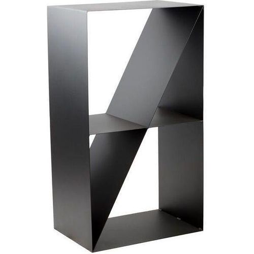 MAGNUS Brennholzregal R142 Schwarz Kaminregal Holzregal Ofenregal