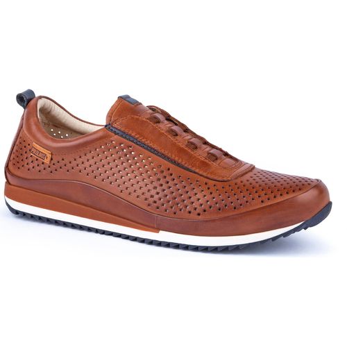 Pikolinos Herren Slipper Sneaker Leder Liverpool M2A-6252, Größe:44 EU, Farbe:Braun