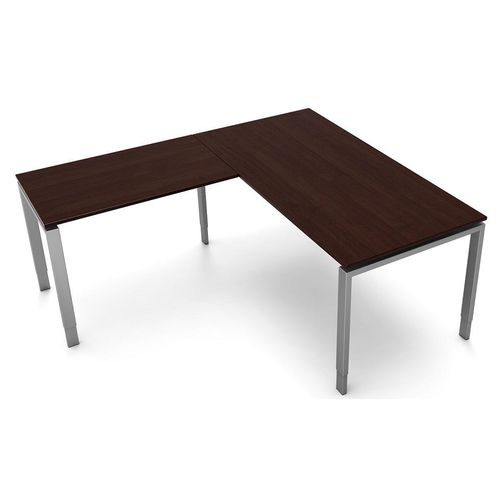 Form 5 Winkelkombination, manuell höheneinstellbar, Wenge, Maße Winkelkombination:160 x 180 cm