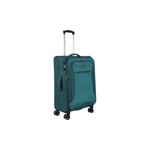 Großer Leichter Trolley Stoffkoffer Reisegepäck Petrol 78 cm 3,5 kg Bowatex