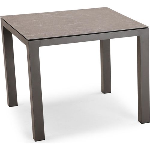 Tisch Houston 90x90cm anthrazit/anthrazit
