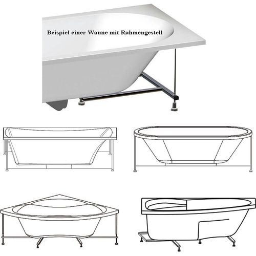 Rahmengestell zu Badewanne Floss