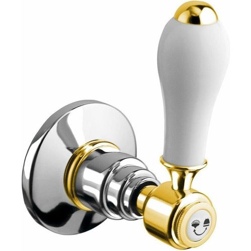 ANTEA Unterputz-Umsteller, Hebel, Chrom/Gold