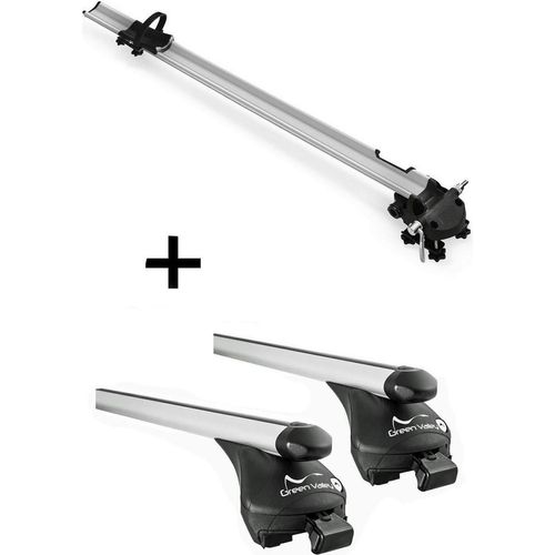 VDP Fahrradträger Bike Pro + Relingträger Quick L kompatibel mit für BMW X1 (E84) 2009-2015