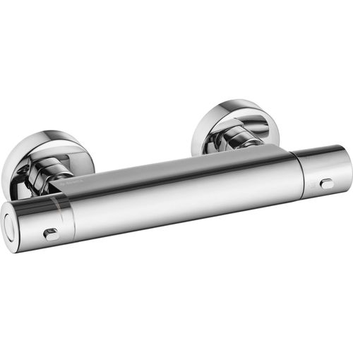 Duscharmatur, thermostatisch-rund Zweigriff Chrom