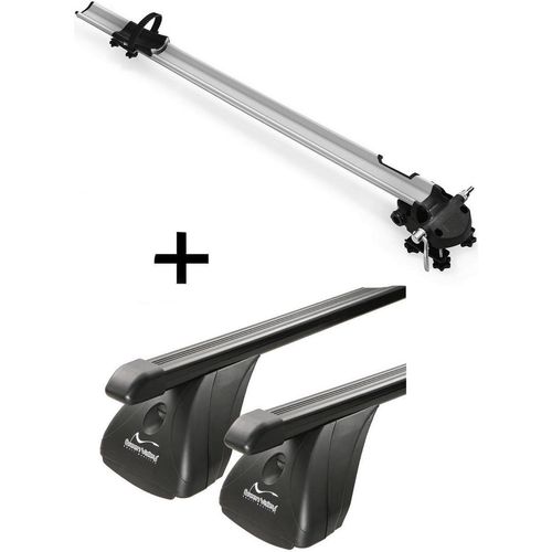 Fahrradträger Bike Pro + Dachträger VDP Stahl kompatibel mit für Opel Vectra C 4 Türer 2002-2008