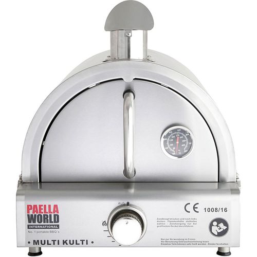 All'Grill Multi-Kulti Set 4 inkl. Pizzabackhaube, Pizzastein und Gussgrillplatte