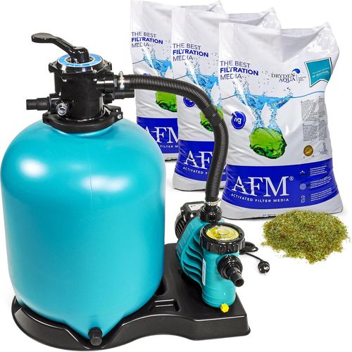 Sandfilter BRILLANT+ 500, AquaPlus 11 + AFM Filtermaterial