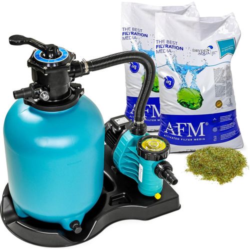 Sandfilter BRILLANT+ 400, AquaPlus 6 + AFM Filtermaterial