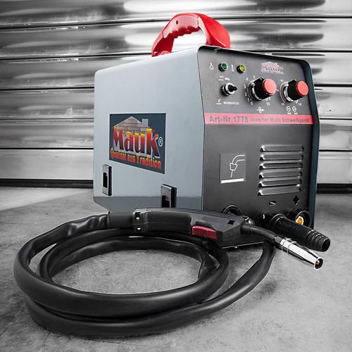 Mauk Inverter und Schutzgas Schweißgerät 4 in 1 MIG MAG MMA IGT FLUX