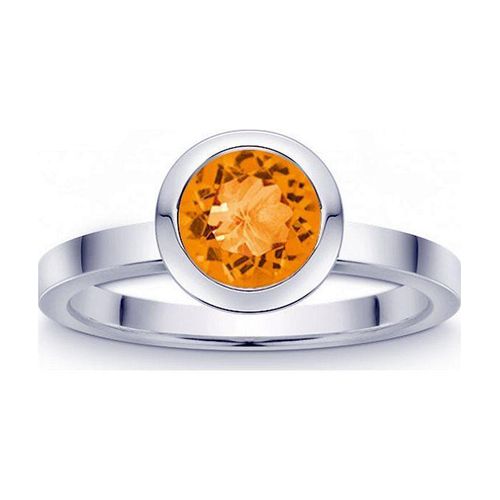 Quinn - Silberring mit Citrin - 021809611 - Weite 56