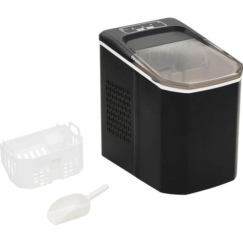 vidaXL Eiswürfelbereiter Schwarz 1,4 L 15 kg / 24 h