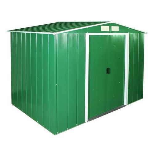DURAMAX-Metallgerätehaus Eco 8x6 grün-Mit Giebeldach-7230