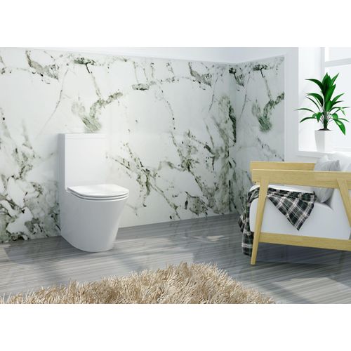 Stand-WC inkl. Spülkasten und Soft-Close Sitz BTWS-6012