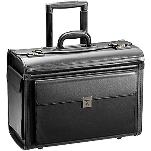 Aktenkoffer Pilotenkoffer Schwarz 48 cm Business Kabinen Trolley D & N – Bowatex