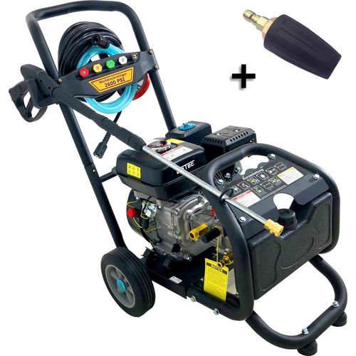 Hochdruckreiniger Benzin Motor 7 PS max. 170 bar inkl. Dreckfräse von DeTec.