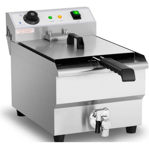 Royal Catering Elektro-Fritteuse - 13 l - 3200 W - Ablasshahn -