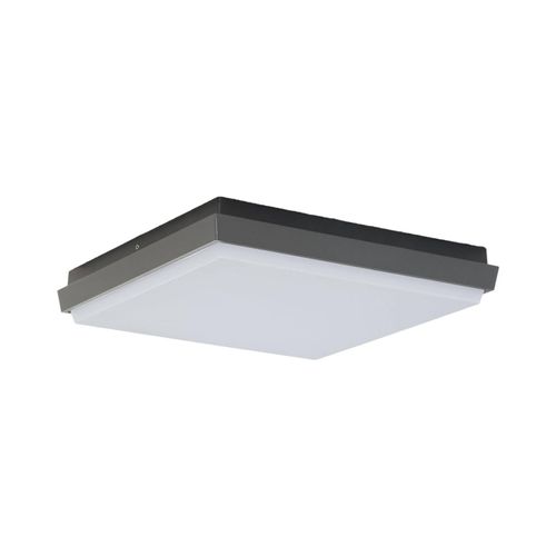 Lucande LED-Außendeckenleuchte Amra, 30 cm, eckig, anthrazit