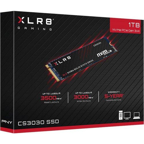 PNY XLR8 CS3030 SSD M.2 NVMe PCIe 1TB 3500 MB/s - PC-Komponente