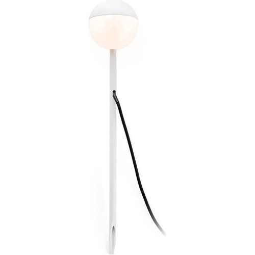 Strahler PICCOLA LED 6W 2700K IP65 Aluminium mattweiß L:12cm H:60.5cm