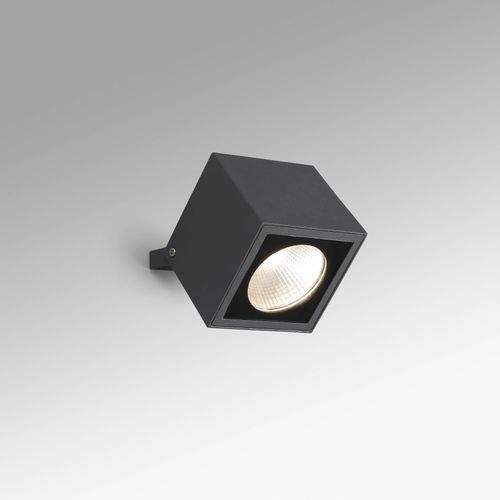 Strahler OKO LED 20W 3000K IP65 Aluminium dunkelgrau L:10.5cm H:10.5cm