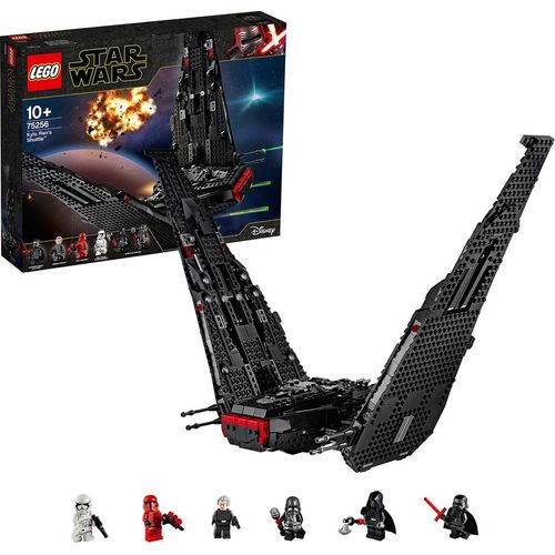 LEGO 75256 Star Wars Kylo Rens Shuttle, Raumschiff-Bauset mit 2 Spring Shootern, Der Aufstieg Skywalkers Kollektion