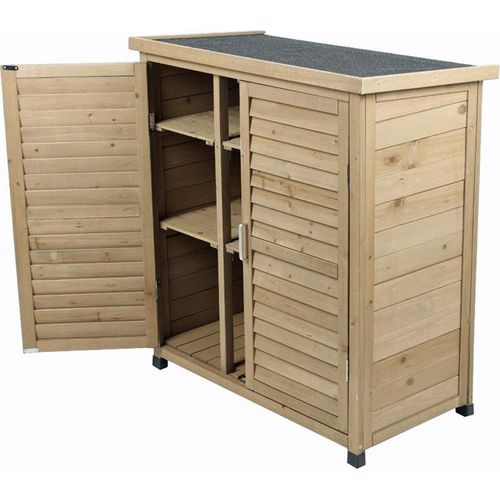 Gartenschrank Tannenholz Gerätehaus Geräteschuppen Garten Schuppen Schrank