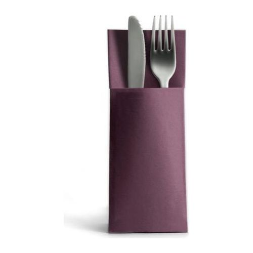 1250 Airlaid Besteckservietten Bestecktaschen pflaume