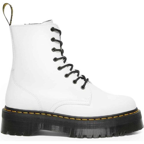 Dr Martens Jadon Smooth 8 Ösenschnürbare Plateaustiefel Weiß – 5 UK / Weiß
