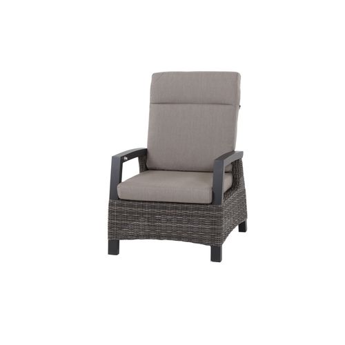 Gartensessel / Loungesessel Siena Garden Corido Polyrattan charocal