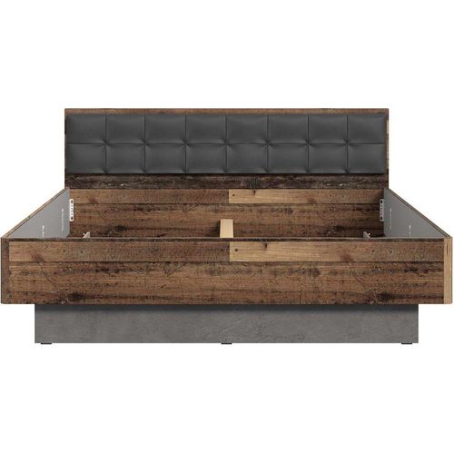 POSEN Bettgestell 180x200 cm Old-Wood Vintage